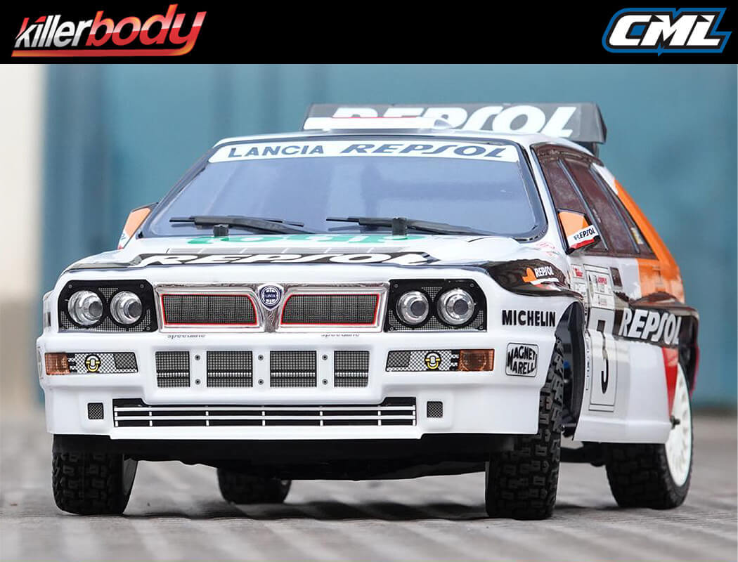KILLERBODY LANCIA DELTA REPSOL '93 RALLY KIT ON VENUS CHASSIS KB48837R - Image 3