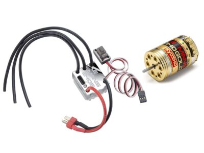 Kyosho Le Mans 240S Brushless ESC 60A and Le Mans 240 Gold BLS 13.5T Brushless Motor - Legendary Series 37051B-37034
