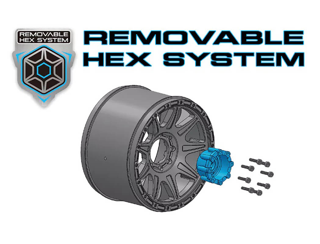 Louise RC 2.8in MT-Mcross Removeable Hex 12,14,17mm 0 and 1/2inch Offset (2) L-T3274SX - Image 5