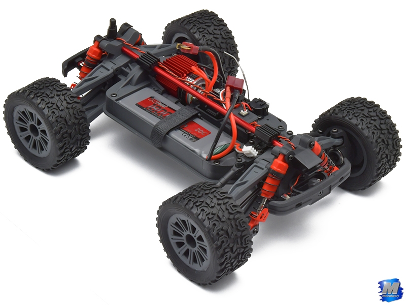 PD Racing 1:16 Radio Control TK16 Brushed Truck PD303T-BLACK - Image 2