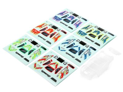Axis T Body, Pro-Line OE, Spoiler, Stickers, Clear: Micro-T     G-PRO-2631