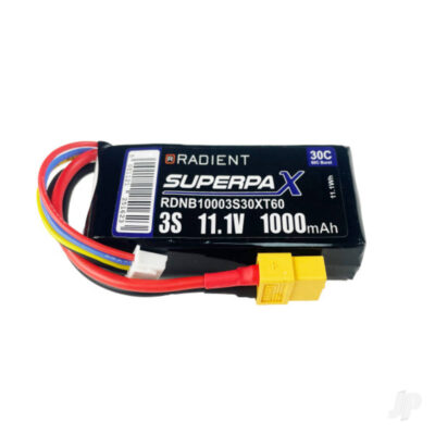 Radient LiPo 3S 1000mAh 11.1V 30C XT60 RDNB10003SXT60
