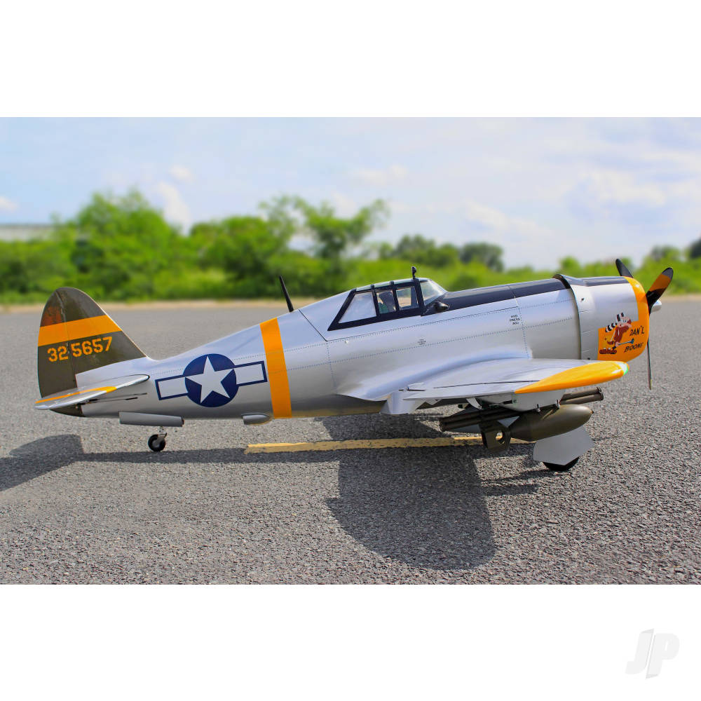 Seagull P-47D Daniel Boone (55-60Cc / 12S) 2.05M / 81In With 3-Piece Electric Retracts SEA306NDBG - Image 9
