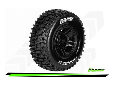 Louise Rc SC  Pioneer 1/10 Fr/rr Soft Arrma Senton 6s Black 17mm Hex  L-T3148SBM