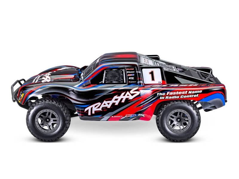 Traxxas Slash 4X4 BL-2S 1:10 4WD RTR Brushless Electric Short Course Truck, Red TRX68154-4-RED - Image 3