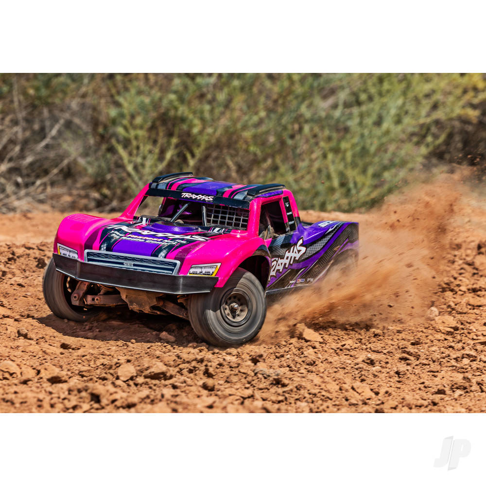 Mini Slash BL-2S 4X4 RTR Short Course Truck, Pink TRX108164-1-PINK - Image 6