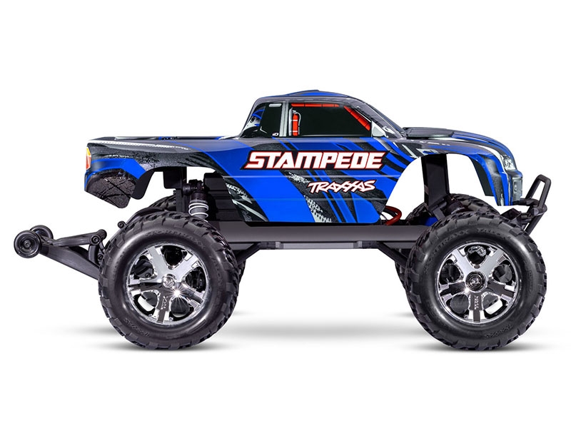 Traxxas Stampede 1:10 2WD RTR Monster Truck XL-5 with Battery and USB Charger - Blue TRX36254-8-BLUE - Image 2