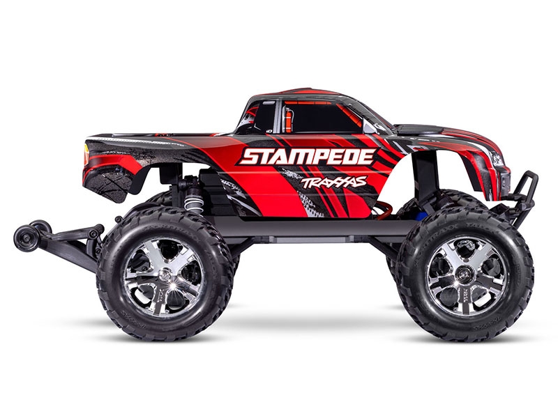 Traxxas Stampede 1:10 2WD RTR Monster Truck XL-5 with Battery and USB Charger - Red TRX36254-8-RED - Image 2