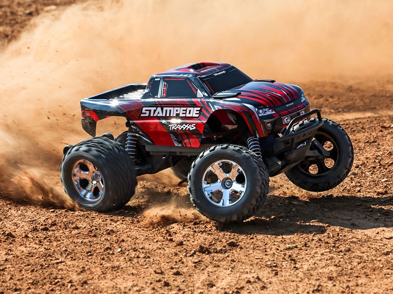 Traxxas Stampede 1:10 2WD RTR Monster Truck XL-5 with Battery and USB Charger - Red TRX36254-8-RED - Image 8