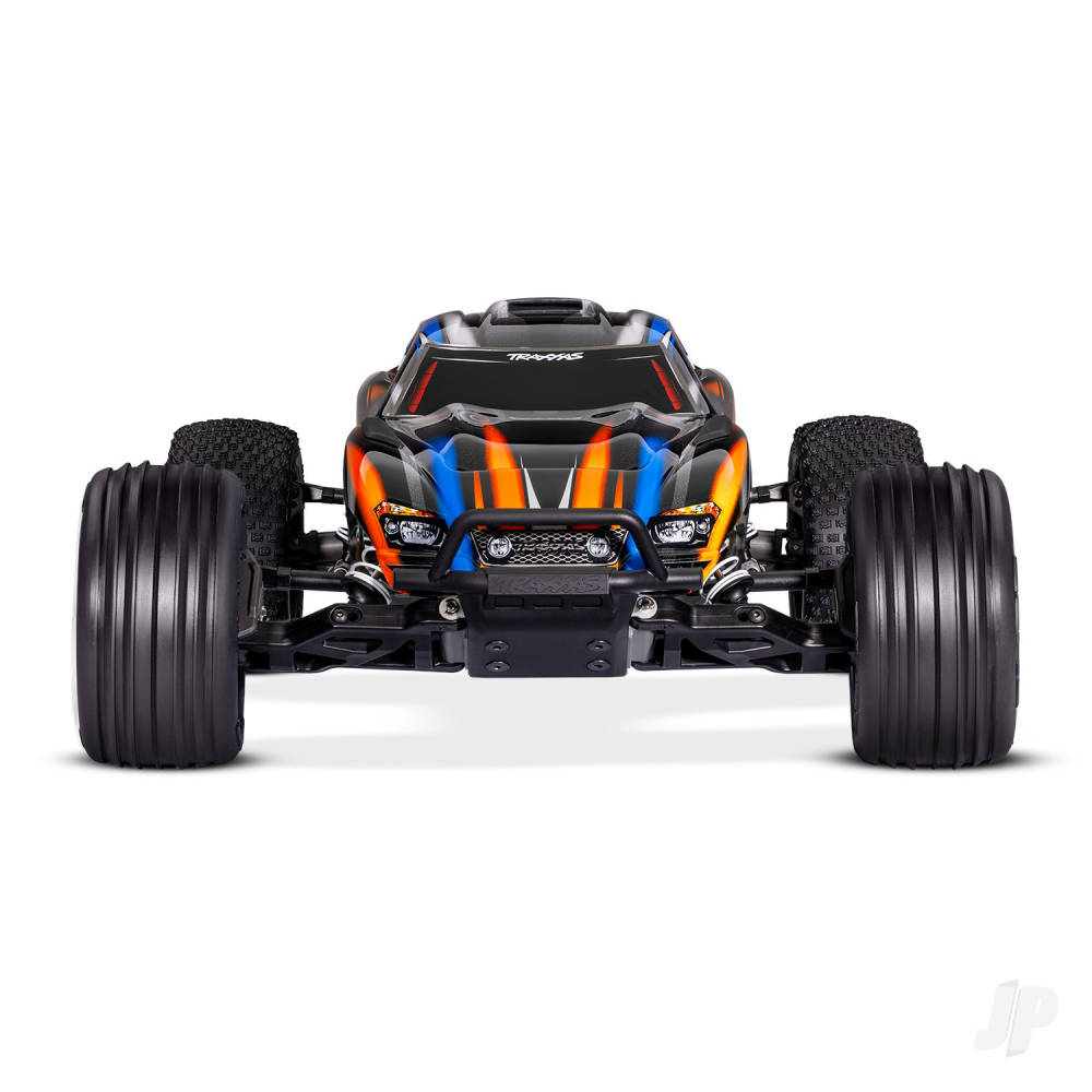 Traxxas Rustler HD BL-2S 1:10 Electric 2WD RTR Stadium Truck - Orange TRX37354-4-ORNG - Image 2