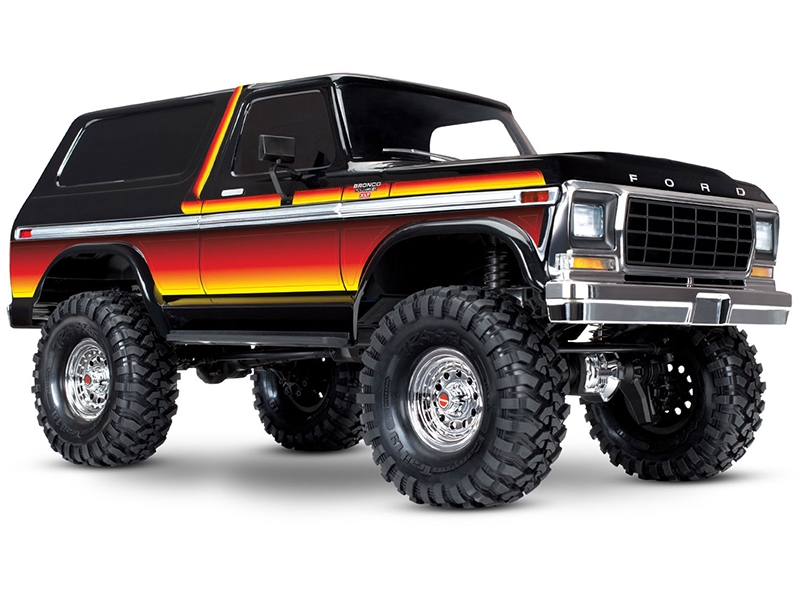 Traxxas TRX-4 1979 Ford Bronco 1:10 4x4 Electric RTD All-Terrain Crawler Clipless Body - Sun TRX82246-4-SUN