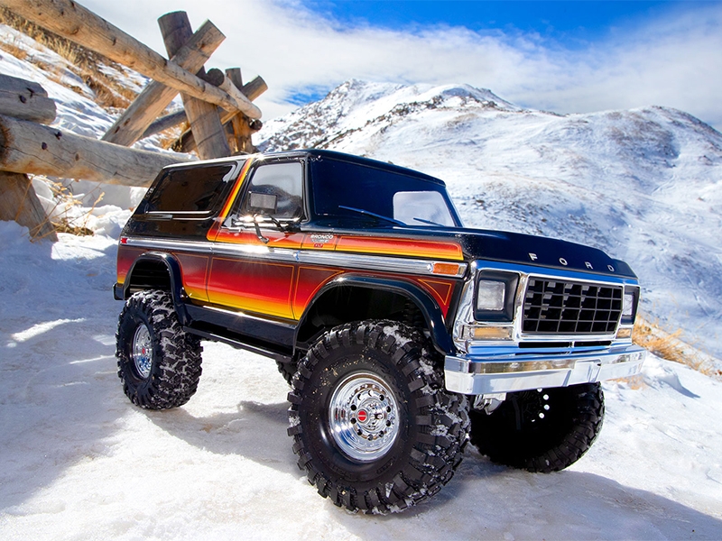Traxxas TRX-4 1979 Ford Bronco 1:10 4x4 Electric RTD All-Terrain Crawler Clipless Body - Sun TRX82246-4-SUN - Image 12