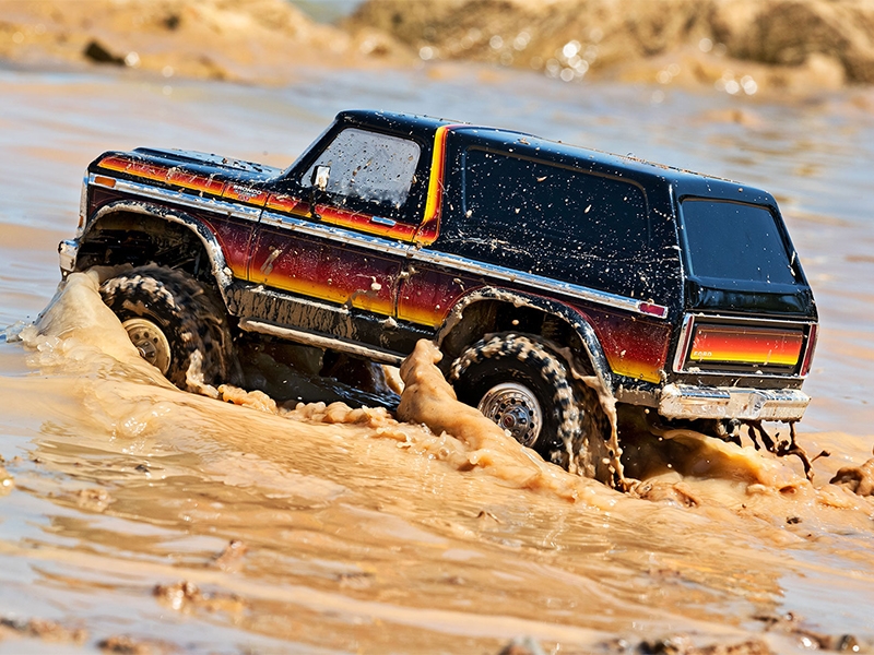 Traxxas TRX-4 1979 Ford Bronco 1:10 4x4 Electric RTD All-Terrain Crawler Clipless Body - Sun TRX82246-4-SUN - Image 13