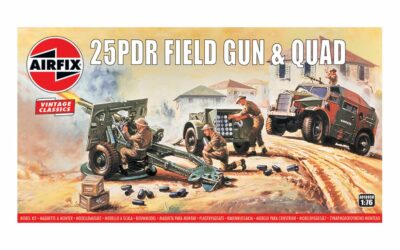 Airfix 25PDR Field Gun & Quad 1/76 A01305V