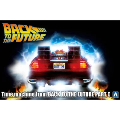 Aoshima BTTF Part I DeLorean Time Machine Movie Mecha BT-01 1:24 06436