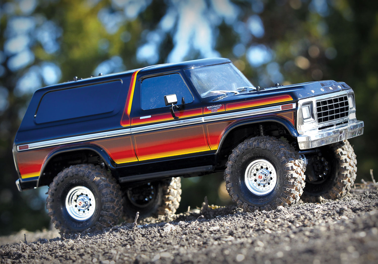 Traxxas TRX-4 1979 Ford Bronco 1:10 4x4 Electric RTD All-Terrain Crawler Clipless Body - Sun TRX82246-4-SUN - Image 18
