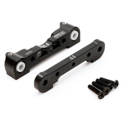 FASTRAX ARRMA FRONT ALU LOWER SUS.MOUNTS 6S  FTAR007BK