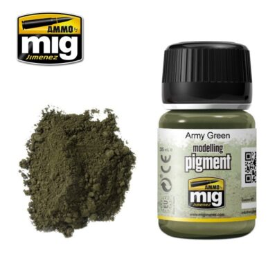 MIG Ammo PIGMENT Army Green A.MIG3019