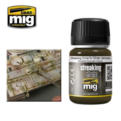 MIG Ammo STREAKING Grime for Winter Vehicles A.MIG1205