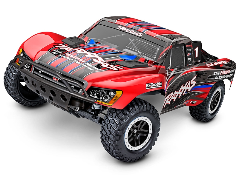 Traxxas Slash 4X4 BL-2S 1:10 4WD RTR Brushless Electric Short Course Truck, Red TRX68154-4-RED - Image 5