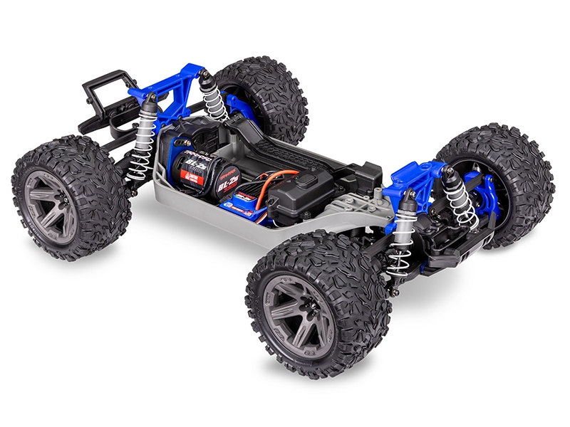 Traxxas Rustler 4x4 BL-2S 1:10 4WD RTR Brushless Stadium Truck - Blue TRX67164-4-BLUE - Image 5