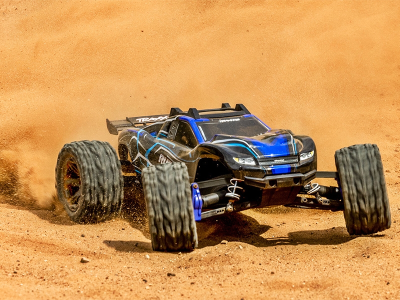 Traxxas Rustler 4x4 BL-2S 1:10 4WD RTR Brushless Stadium Truck - Blue TRX67164-4-BLUE - Image 13