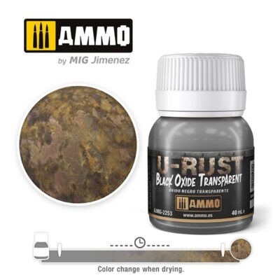 MIG AMMO U-RUST Black Oxide Transparent MIG-2253
