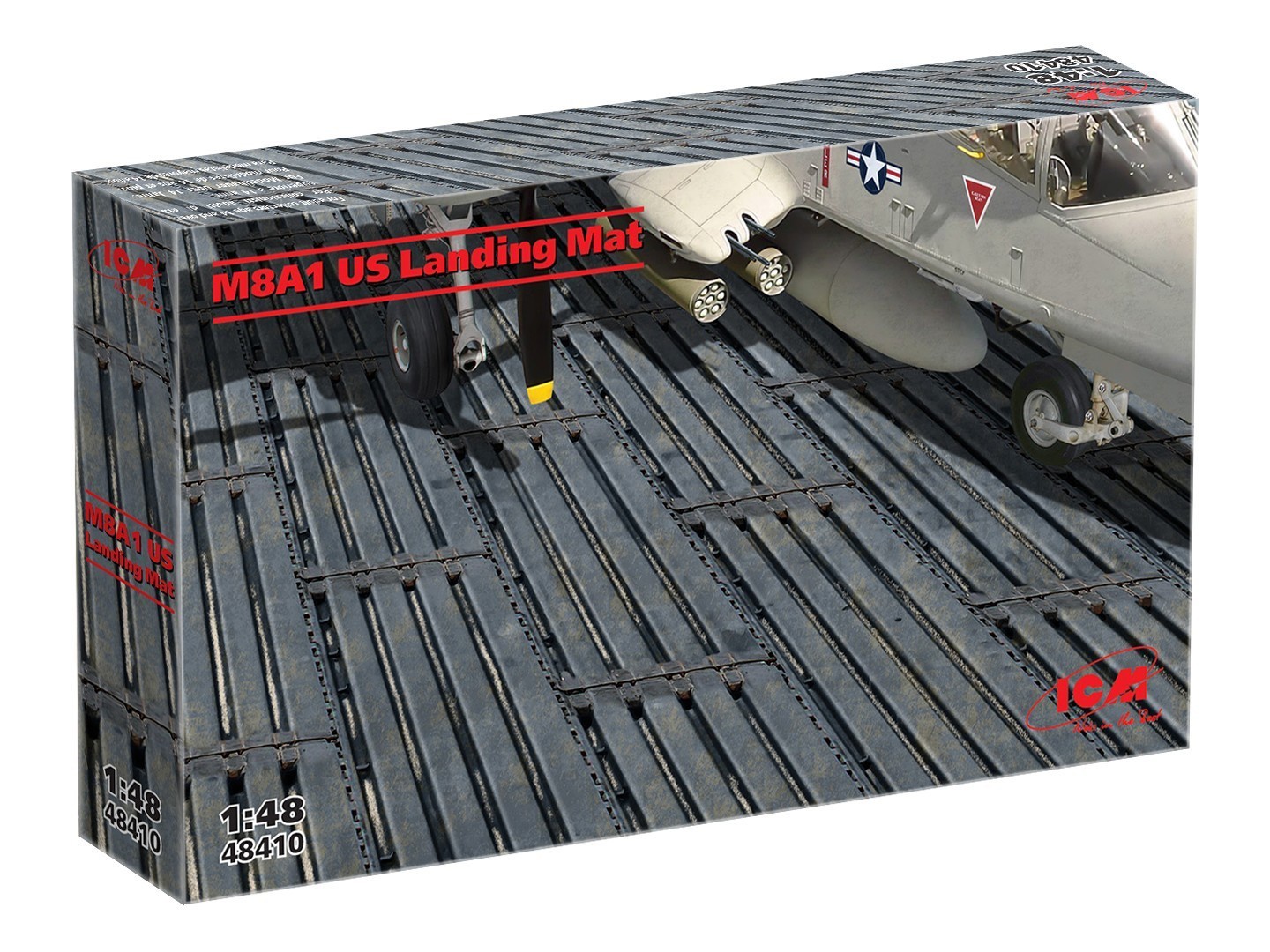 ICM M8A1 U.S. Landing Mat (153x245 mm) 1/48 ICM48410