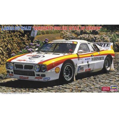 Hasegawa 1:24 1986 Lancia 037 Rally - Duriforte ERC Car Model Kit HALE20775