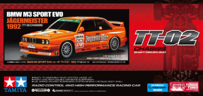 Tamiya BMW M3 Sport Evo Jägermeister 1992  TT-02 58760