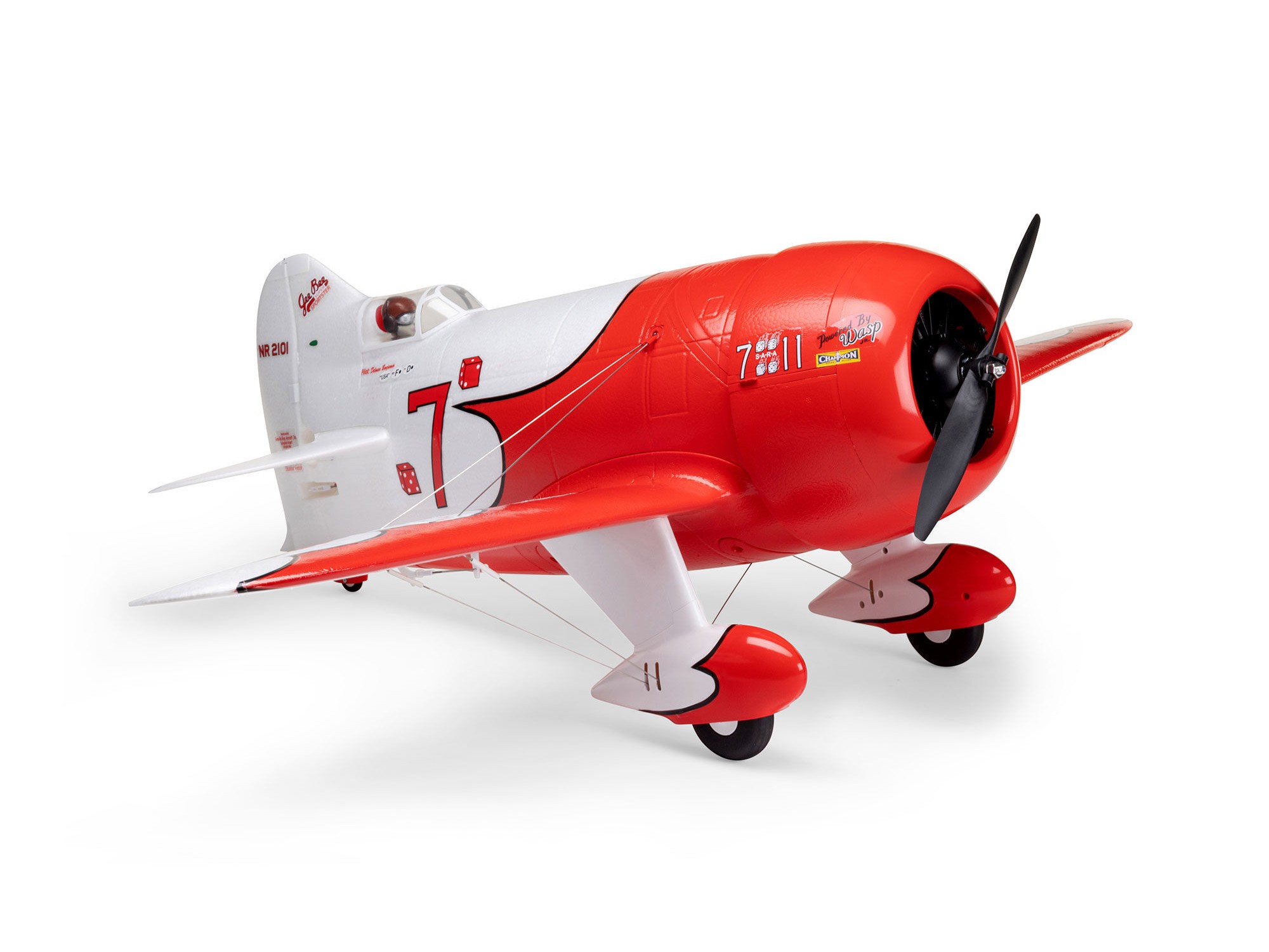 E-Flite Gee Bee R-2 1.0m BNF Basic with AS3X and SAFE Select A-EFL020550 - Image 2