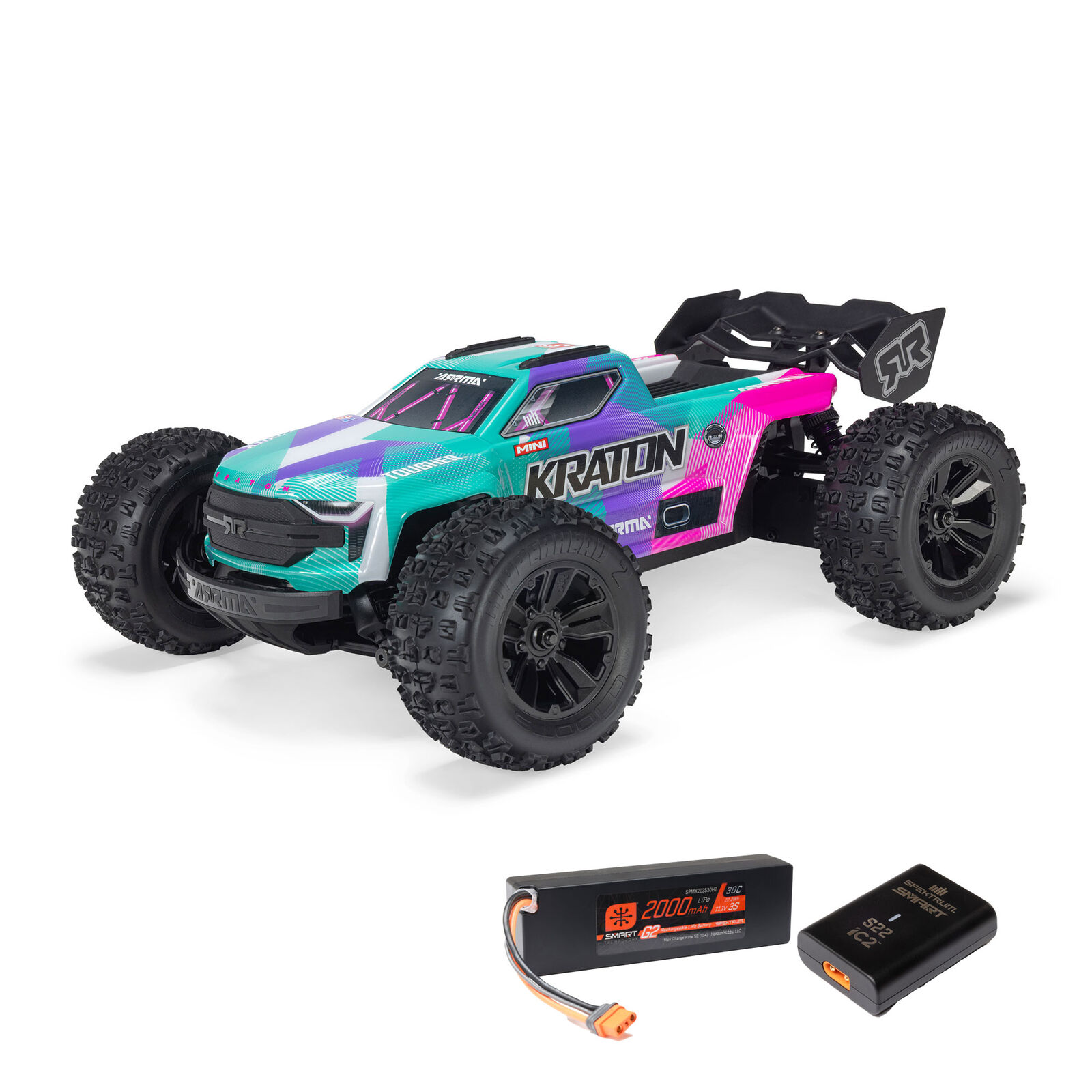 ARRMA 1/16 MINI KRATON 3S (Battery & Charger Included) Teal ARA2508ST2
