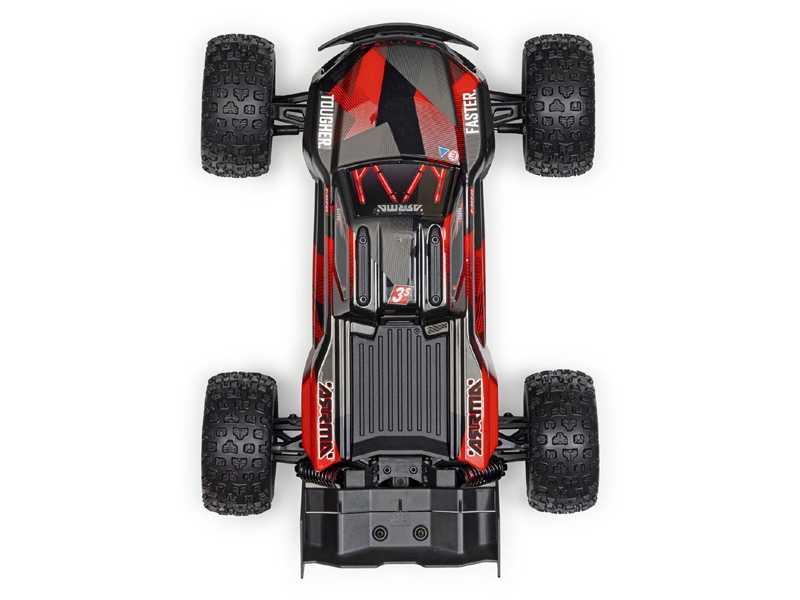 Arrma 1/16 Mini Kraton 3S (No Batt & Charger) Red ARA2508T1