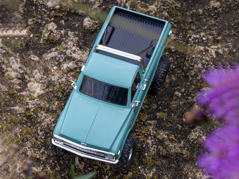 Axial 1/30 SCX30 Chevrolet K10 4x4 RTR Brushed Rock Crawler (Battery and Charger Included) Green C-AXI-2260T1 - Image 5