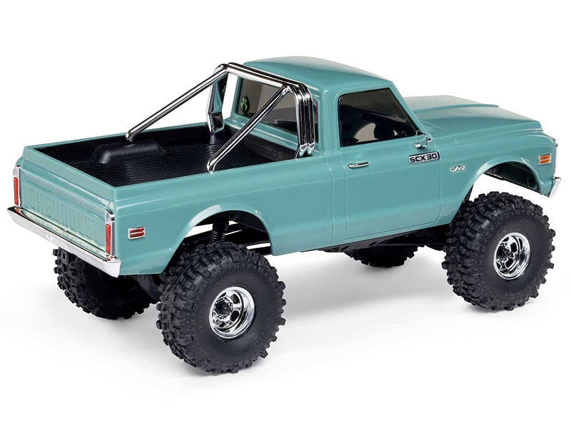 Axial 1/30 SCX30 Chevrolet K10 4x4 RTR Brushed Rock Crawler (Battery and Charger Included) Green C-AXI-2260T1 - Image 6
