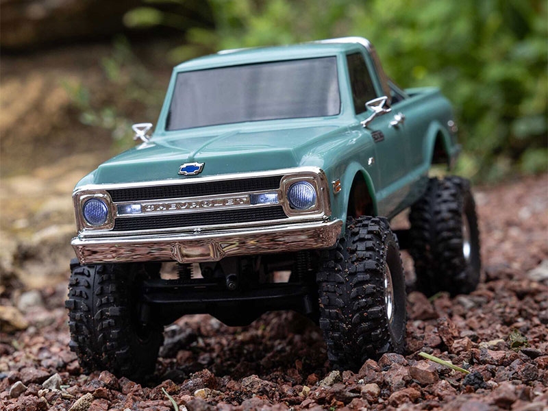 Axial 1/30 SCX30 Chevrolet K10 4x4 RTR Brushed Rock Crawler (Battery and Charger Included) Green C-AXI-2260T1 - Image 3