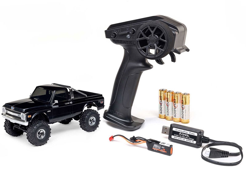Axial 1/30 SCX30 Chevrolet K10 4x4 RTR Brushed Rock Crawler (Battery and Charger Included) Black C-AXI-2260T2 - Image 10