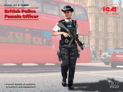 ICM British Police Female Officer Figure 1:16 ICM16009