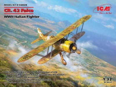 ICM CR. 42 Falco, WWII Italian Fighter Plane 1:32 ICM32020
