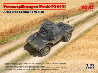 ICM Panzerspähwagen (Funk) P204(f), Armoured Command Vehicle 1:35 ICM35378