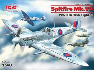 ICM Spitfire Mk.VII, WWII British Fighter Plane 1:48 ICM48062