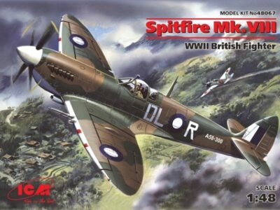 ICM Spitfire Mk.VIII, WWII British Fighter Plane 1:48 ICM48067