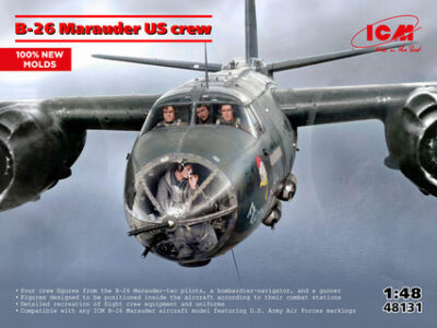 ICM B-26 Marauder U.S. Crew (4 Figures) 1:48 ICM48131