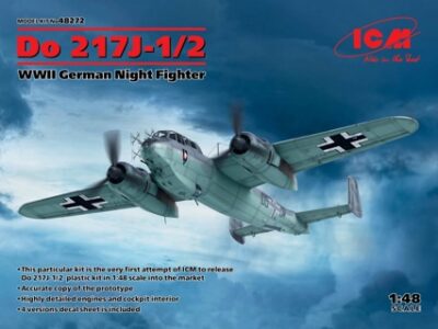ICM Do 217J-1/2, WWII German Night Fighter Plane 1:48 ICM48272