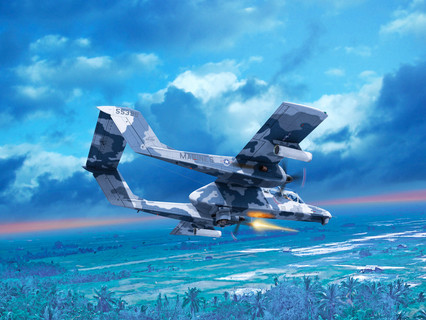 ICM Bronco OV-10 NOGS, U.S. Attack Aircraft 1:48 ICM48306