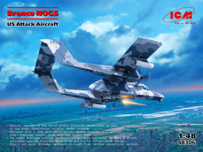 ICM Bronco OV-10 NOGS, U.S. Attack Aircraft 1:48 ICM48306