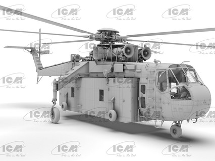 ICM Sikorsky S-64E Skycrane with Universal Pod 1:35 ICM53059