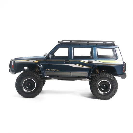 Yikong 4WD Tank Turn RC BL Crawler Dark Blue 1/10 YK4107DB-BR