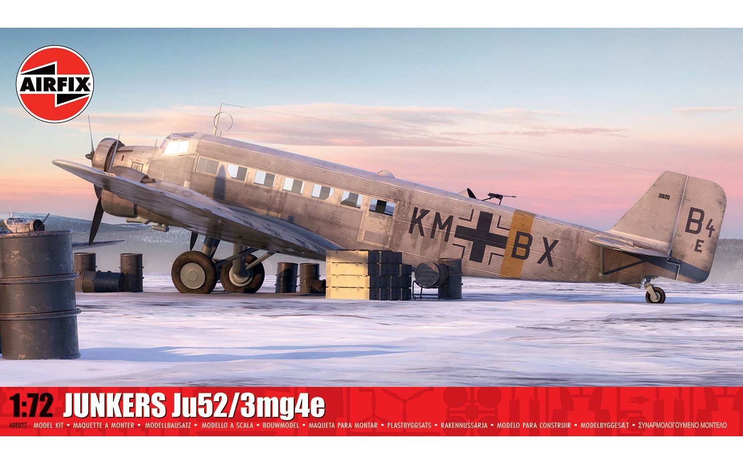 Airfix Junkers Ju52/3mg4e 1:72 A08022