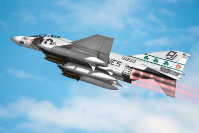 Academy 1/48 US Marines F-4J Phantom II "Fighting Shamrocks" Fighter Aircraft PKAY12356